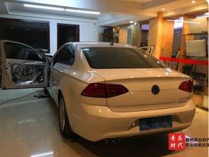 欢乐之旅 大众凌度汽车音响改装洛克力量653三分